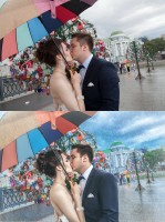 Ретушь свадебной фотографии