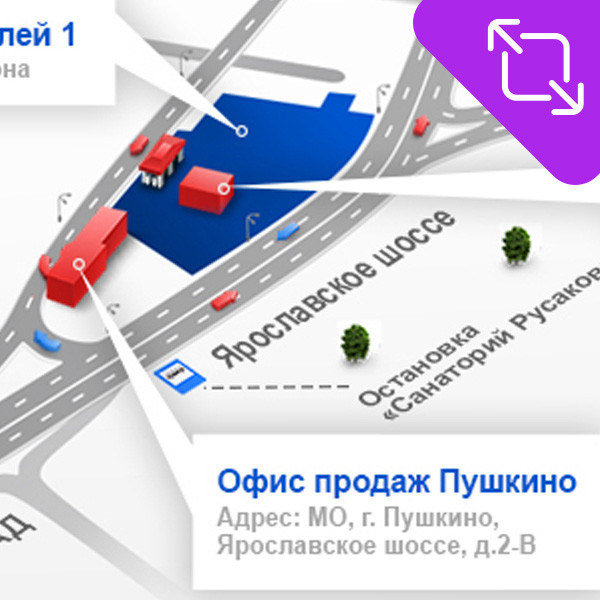 Схема проезда 3D