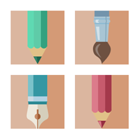 Flat icons 128х128 pix. &quot;Tools&quot;