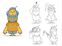 space-helmet-boy-character