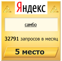 самбо - 5 место Яндекс