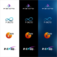 Варианты логотипа компании 'R-EXPO-2'