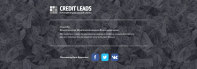 Лэндинг. Credit Leads