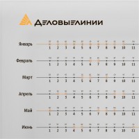 Календарь пластиковый Деловые Линии